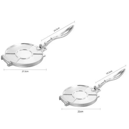 Tortilla Press Maker 16/20cm – Aluminum Alloy Manual Roti, Pizza & Flatbread Tool