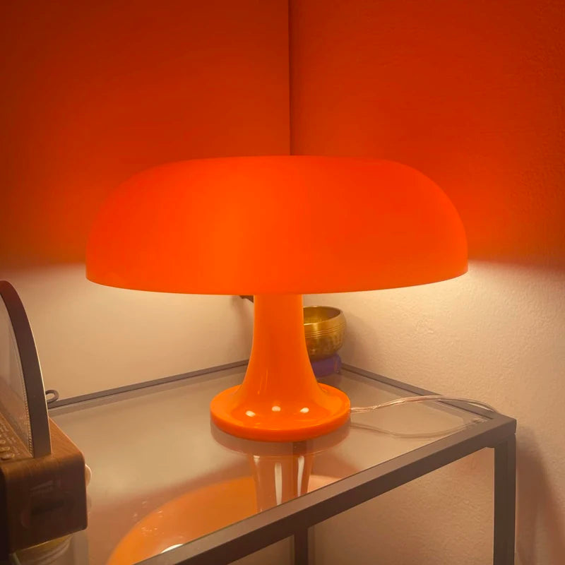 Illuminate Your Space with the Italy Designer LED Mushroom Table Lamp - Perfect for Modern Bedrooms and Living Rooms