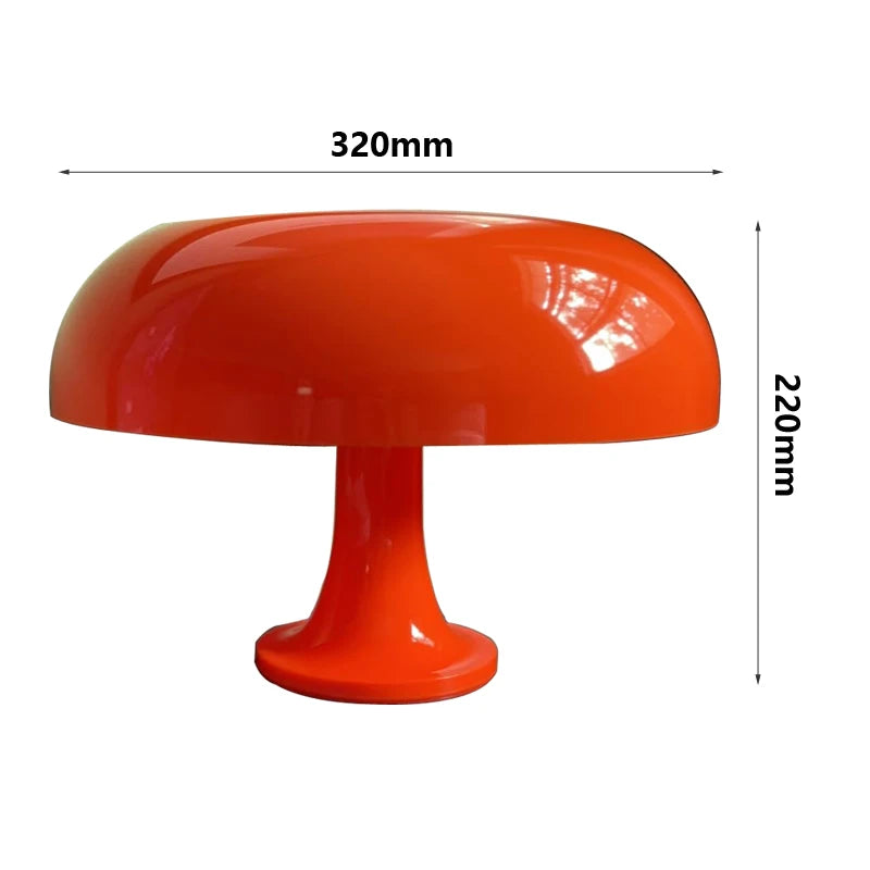 Illuminate Your Space with the Italy Designer LED Mushroom Table Lamp - Perfect for Modern Bedrooms and Living Rooms