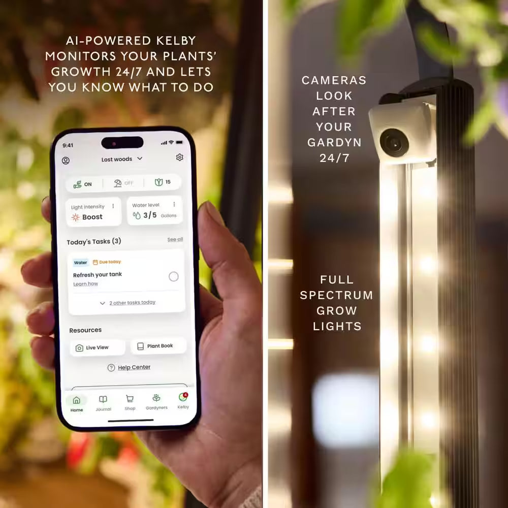 Transform Your Space with the Studio Hydroponics Growing System Kit - Grow 16 Non-GMO Indoor Plants Effortlessly with Smart LED Grow Lights