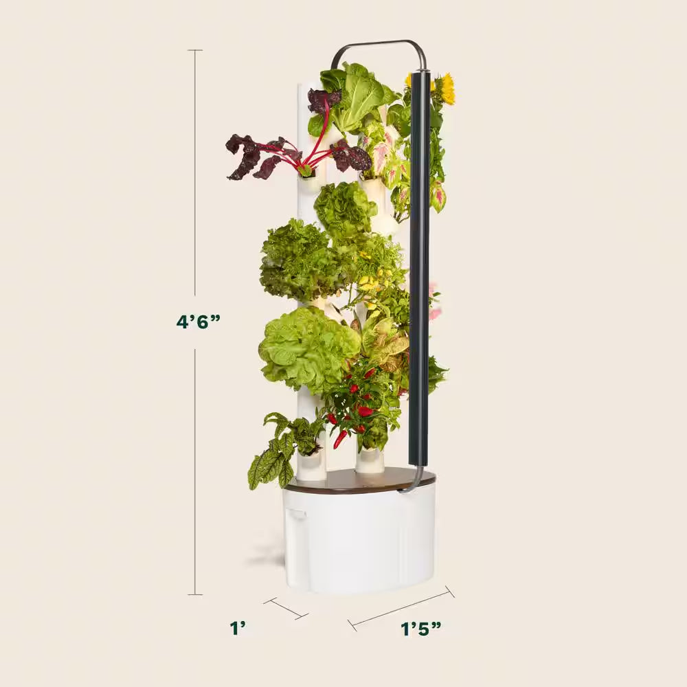 Transform Your Space with the Studio Hydroponics Growing System Kit - Grow 16 Non-GMO Indoor Plants Effortlessly with Smart LED Grow Lights